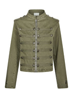 Neo Noir Sivena Denim Jacket Army