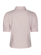 Frannie Structure Stripe Shirt Light Pink