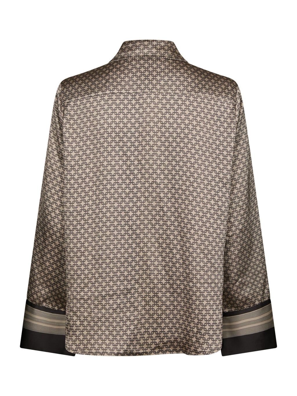 Neo Noir Mistan Pattern Shirt Beige