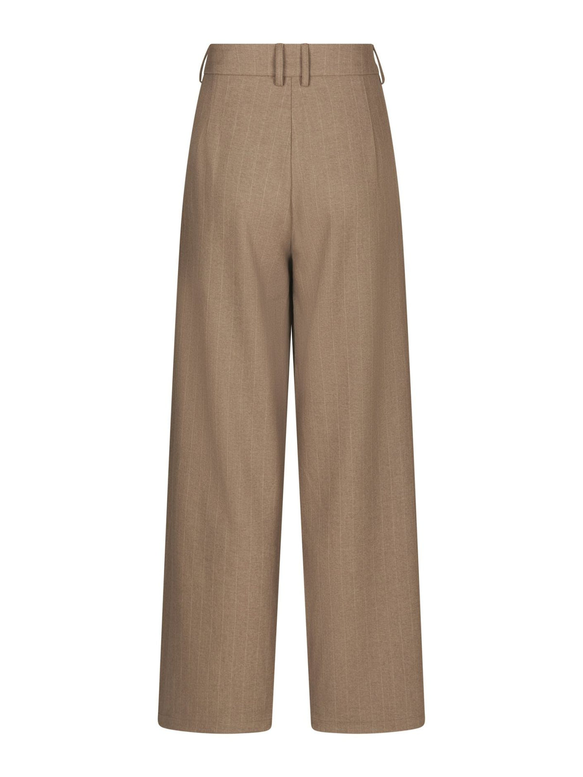 Neo Noir Essiall Pinstripe Pants Taupe