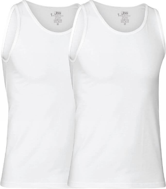 JBS 2-pack Singlet Bamboo Undershirt White