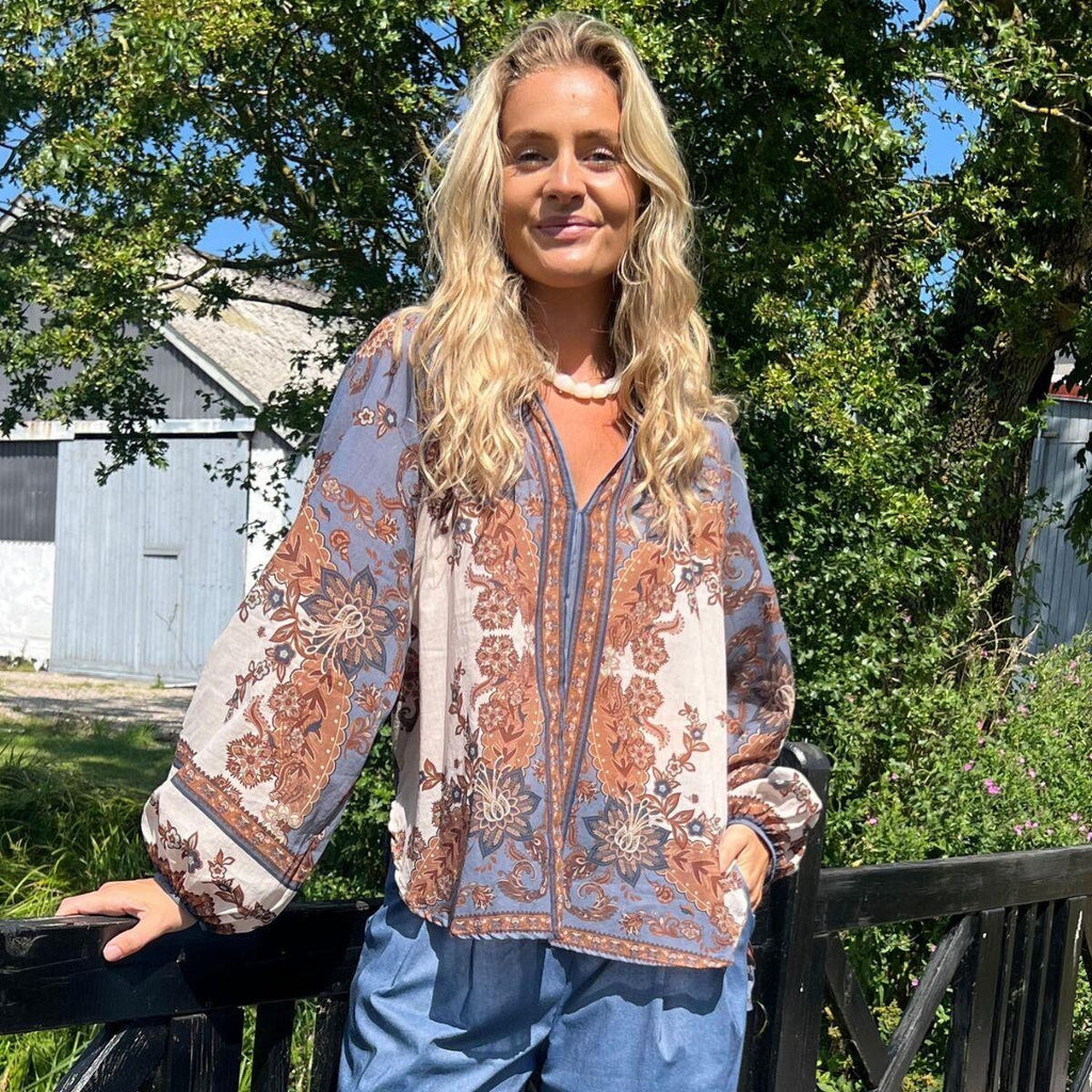 Indigo Blouse Blue