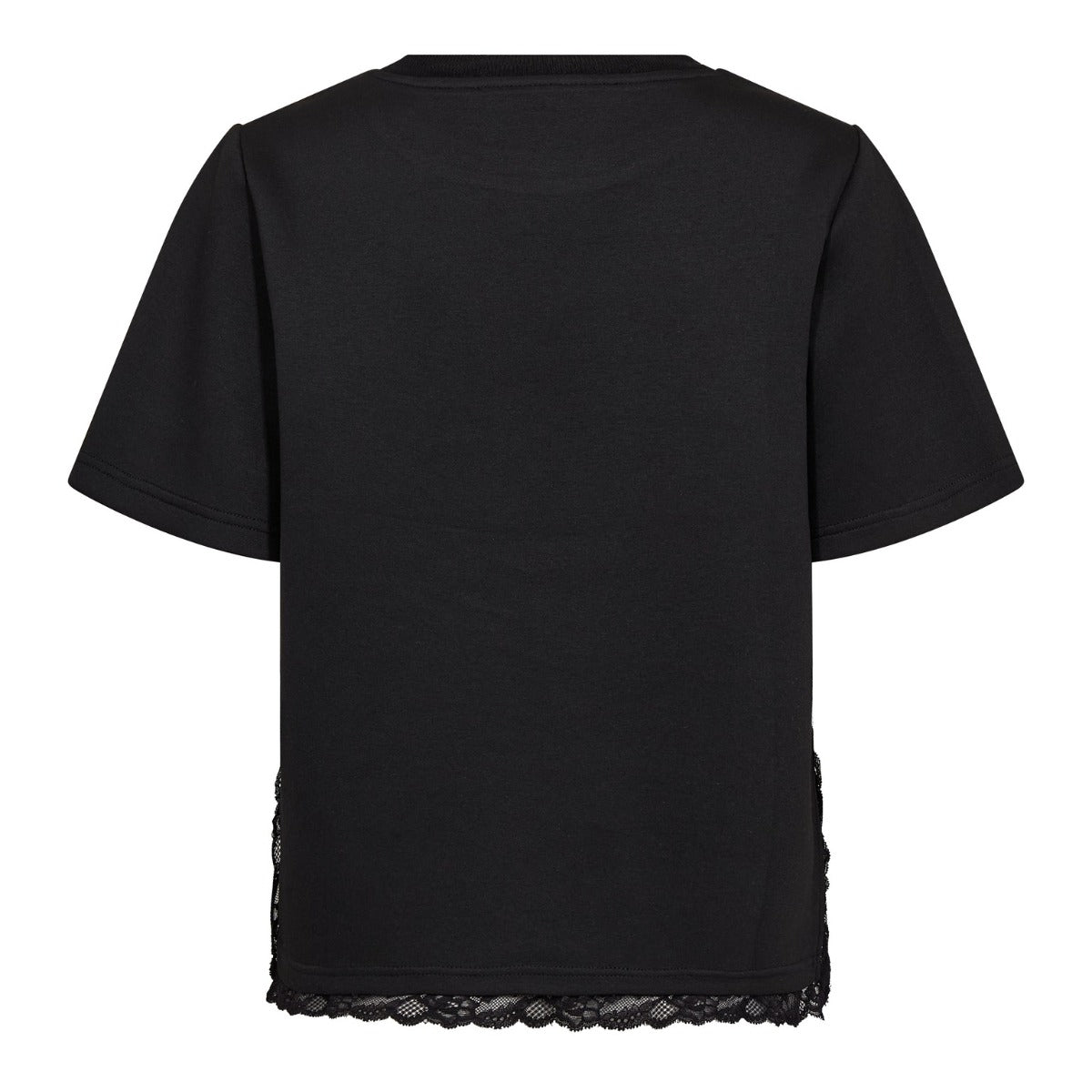 Evi Lace T-shirt Black