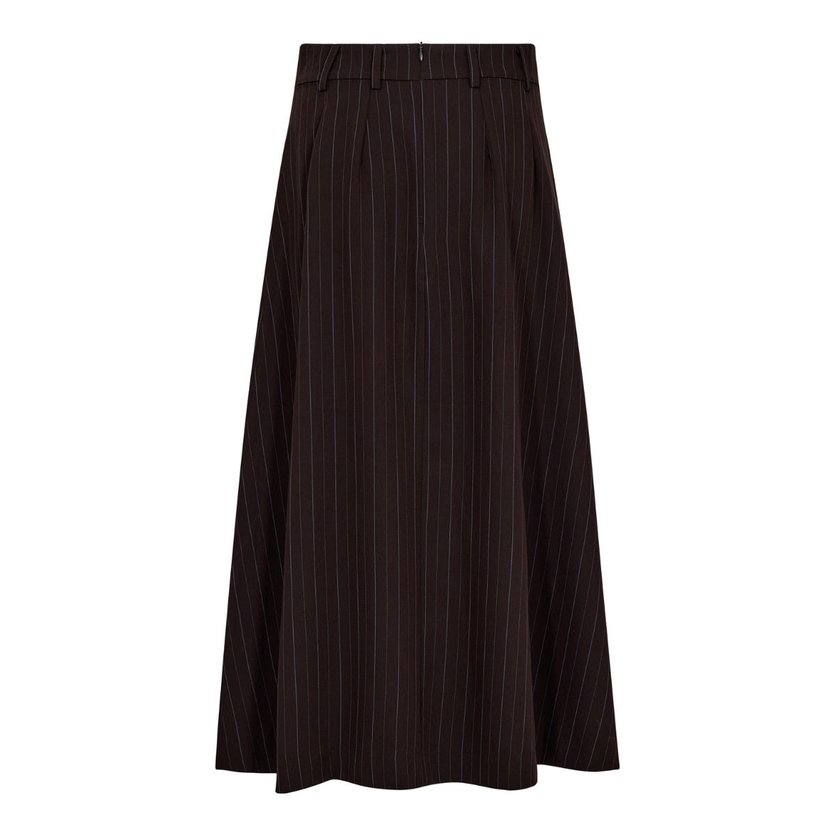 Anya Trinny Pleat Skirt Dark Brown