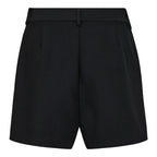 Vola Crop Pleat Shorts Black