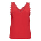 Perin Lace Singlet Red
