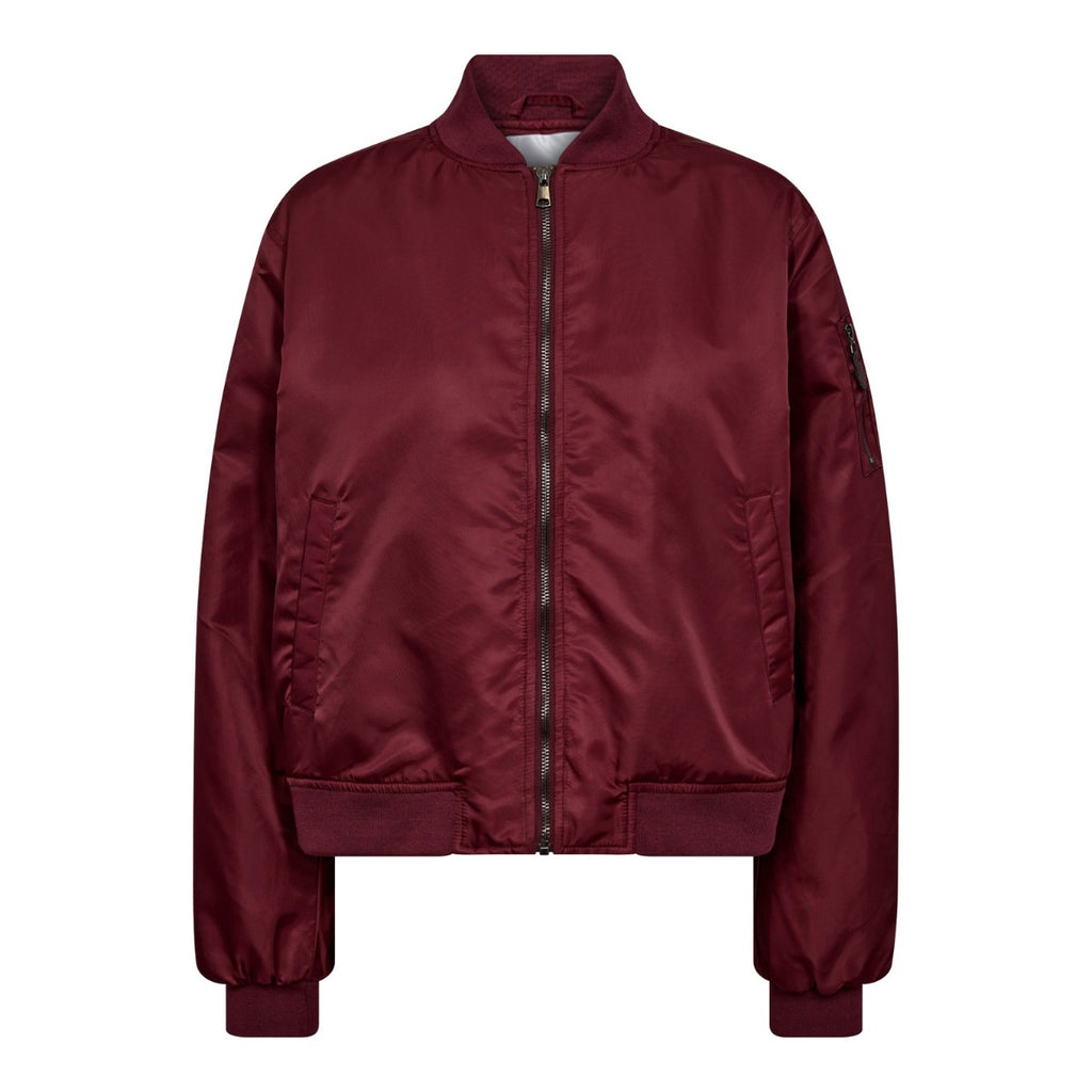 Libby Bomber Jacket Winered
