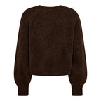 Cozy Twist Back Knit Mocca