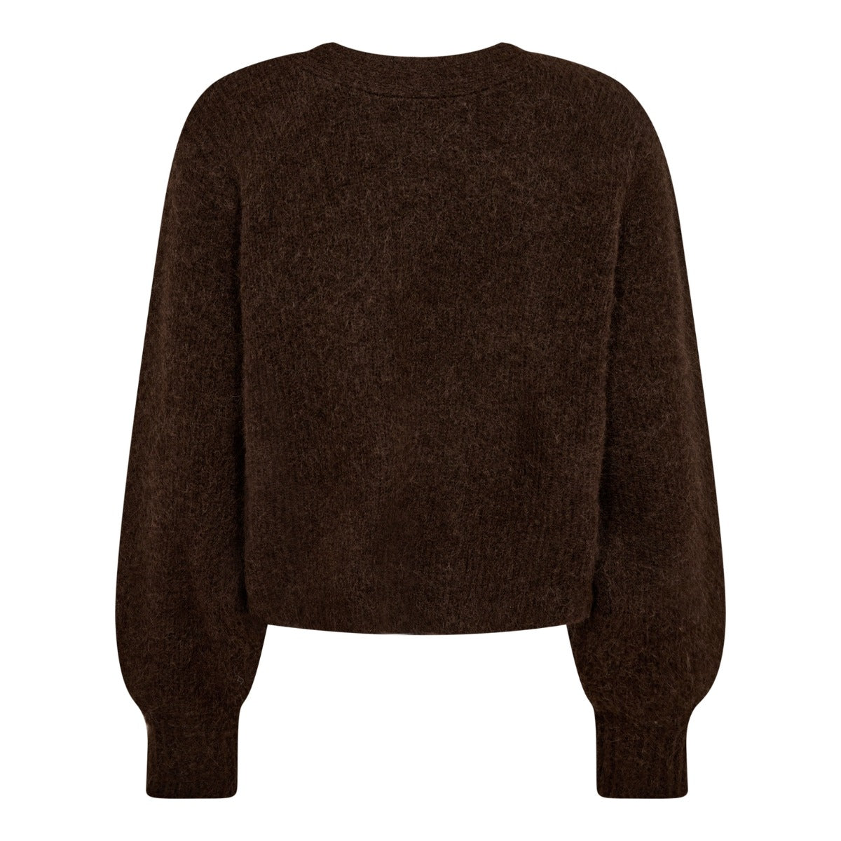 Cozy Twist Back Knit Mocca