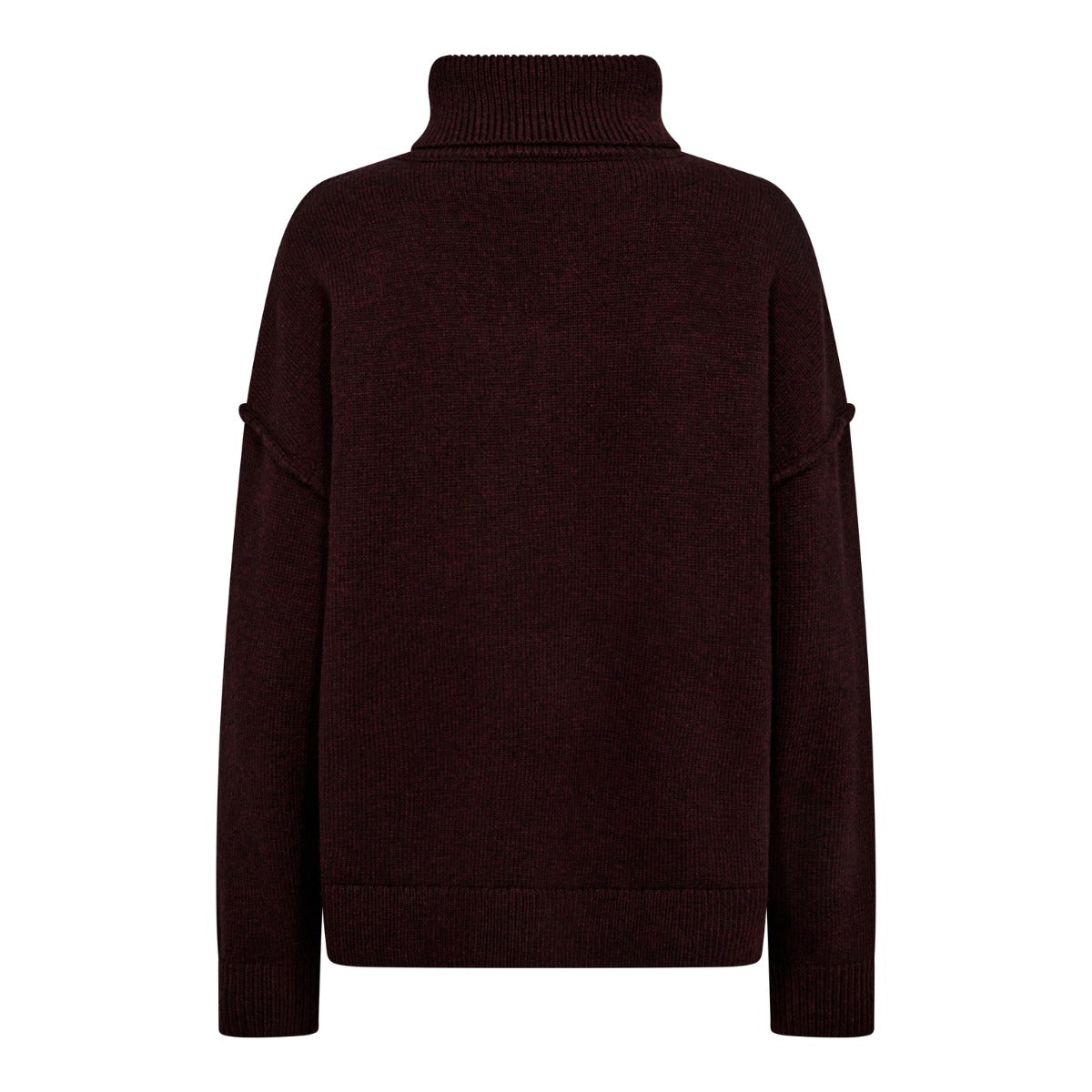 Maja Slit Roll Neck Winered