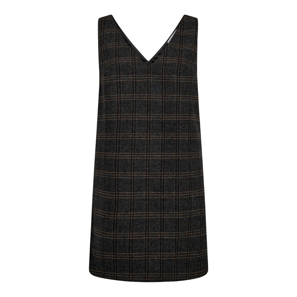 Valerie Spencer V-Dress Dark Grey