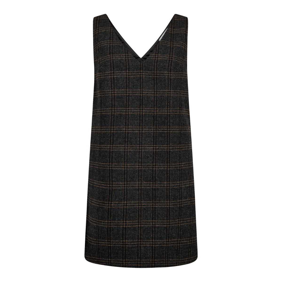 Valerie Spencer V-Dress Dark Grey