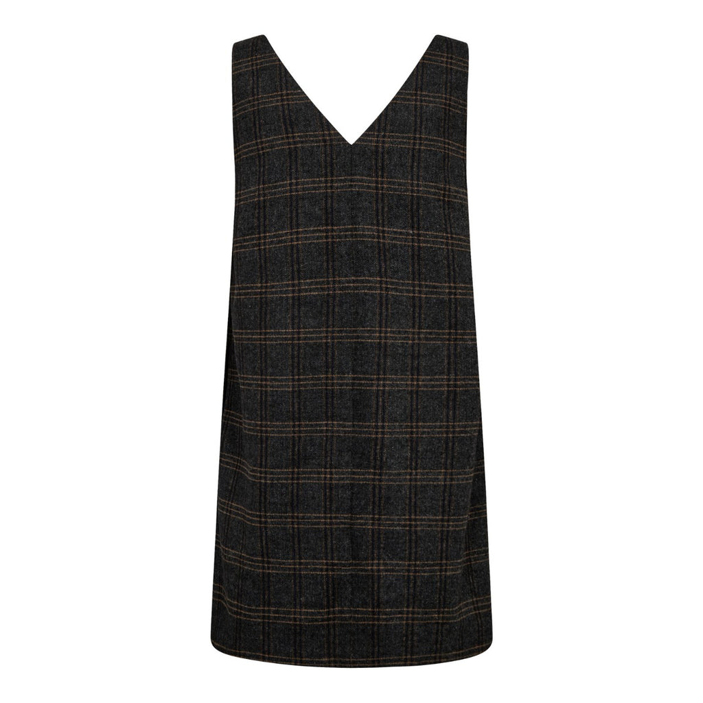 Valerie Spencer V-Dress Dark Grey