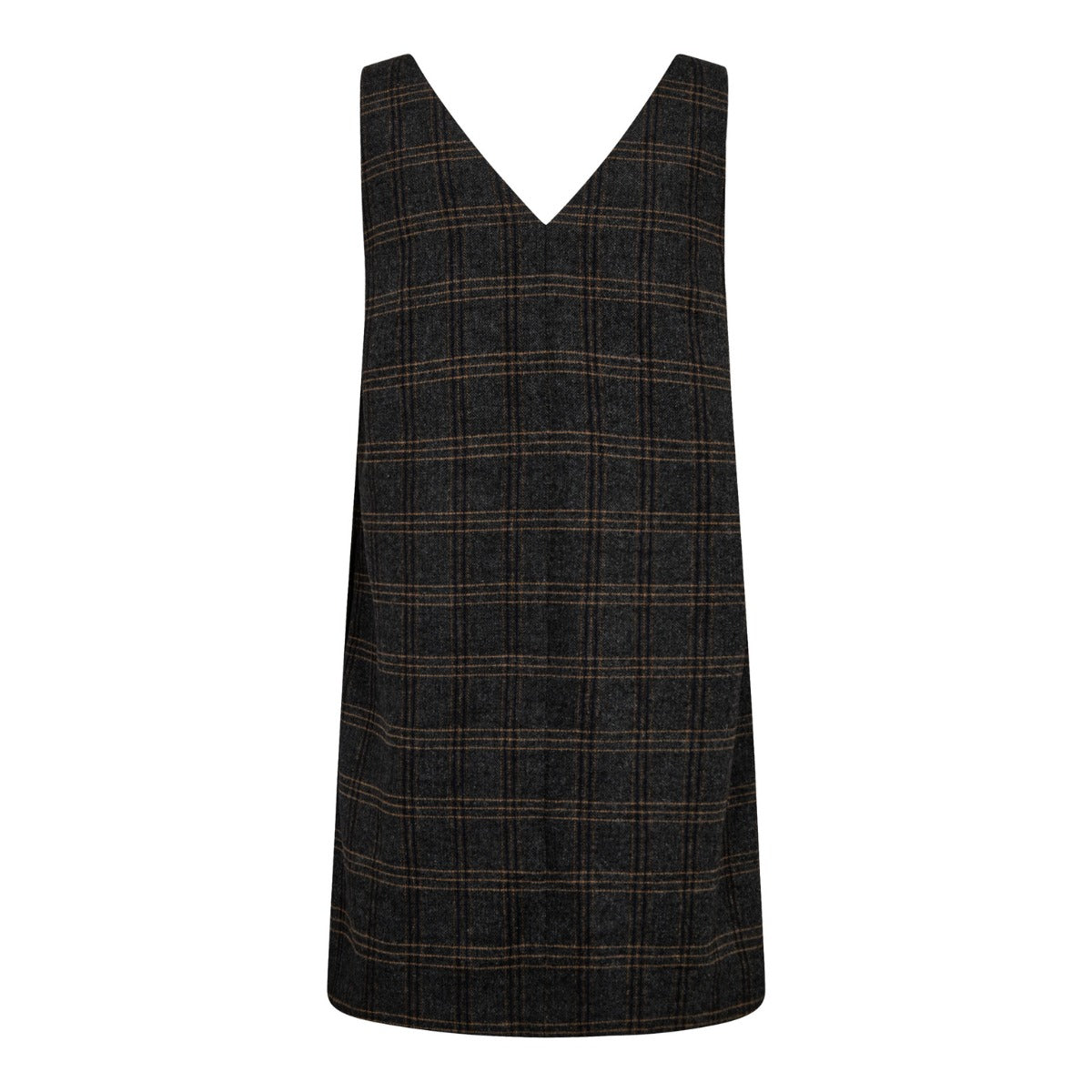 Valerie Spencer V-Dress Dark Grey