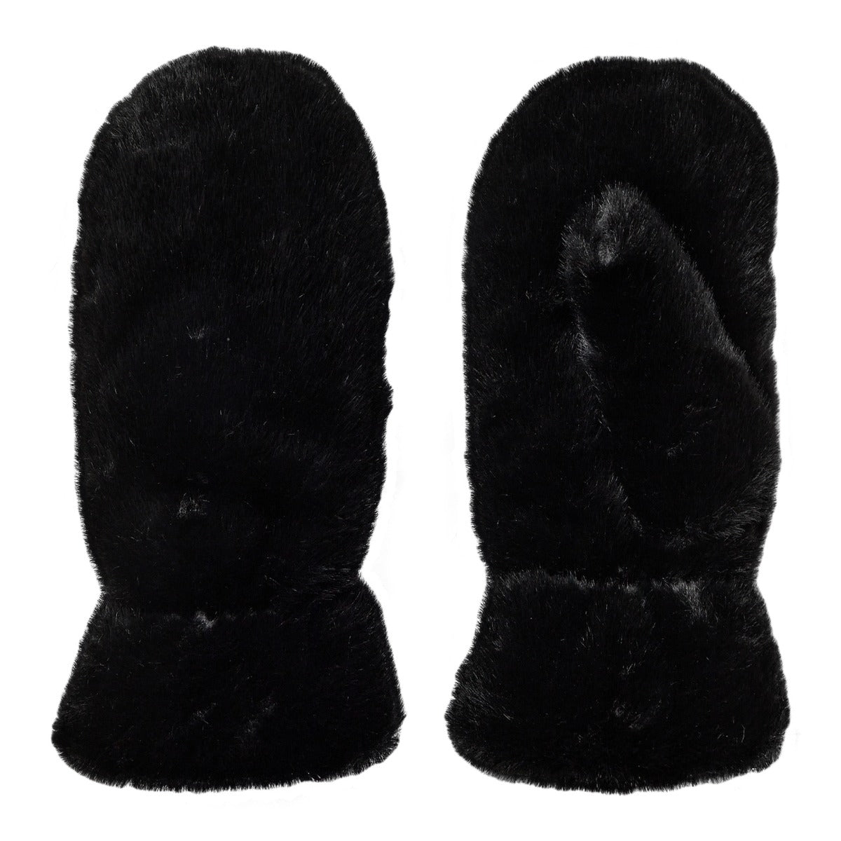 Isabel Fur Mitten Black