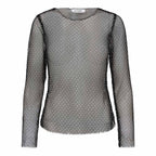 Krystal Net Blouse Black