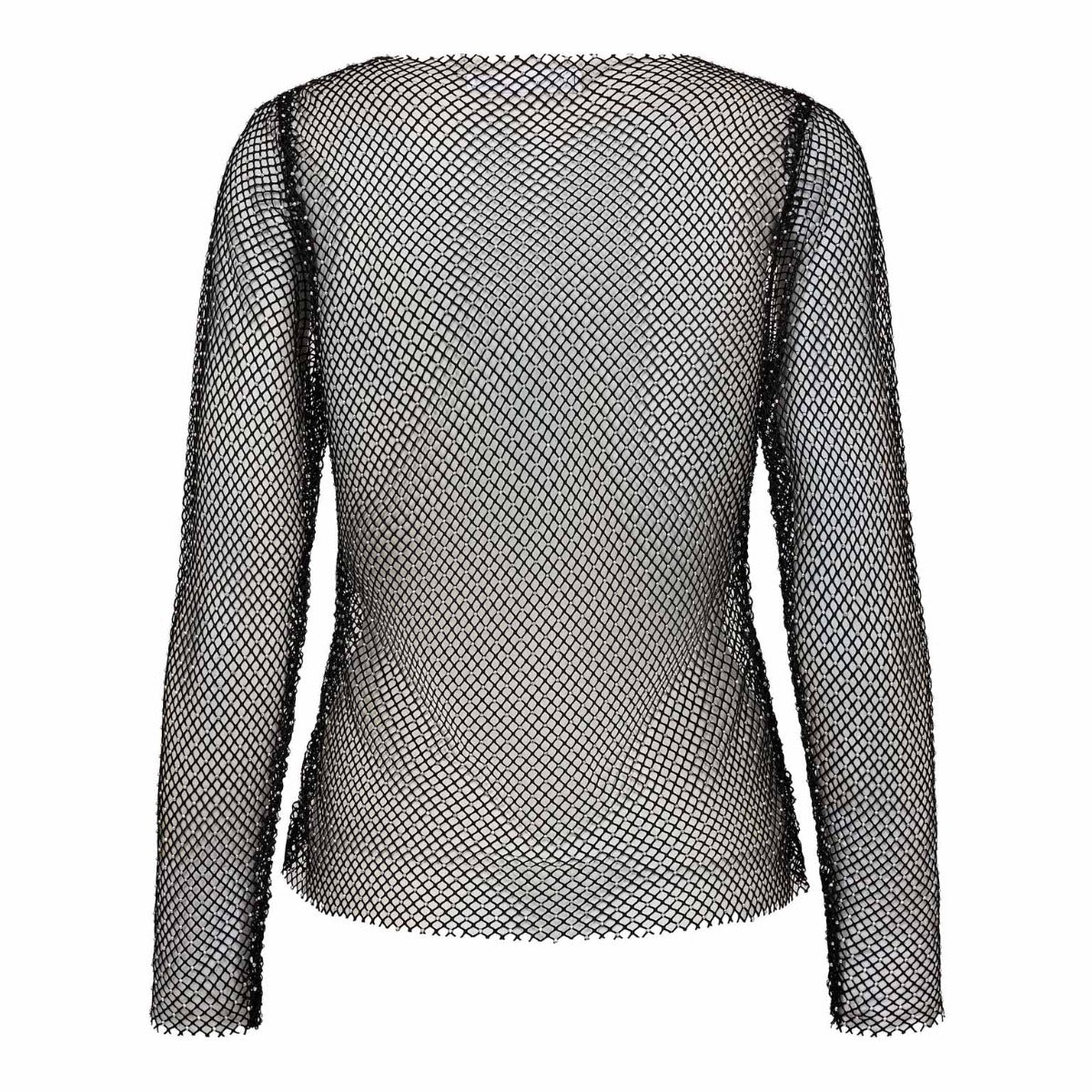 Krystal Net Blouse Black