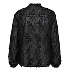 Isak Embroidery Shirt Black