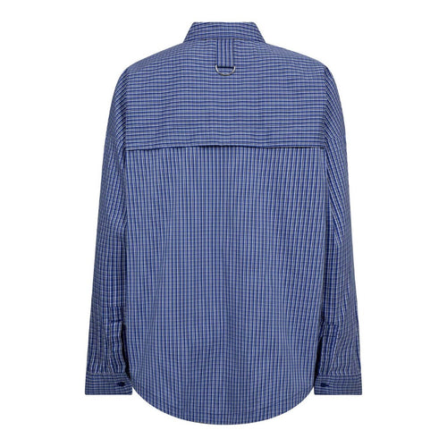 Aniza Oversize Slit Shirt New Blue
