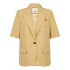 Nilan Fitted SS Blazer Pale Yellow