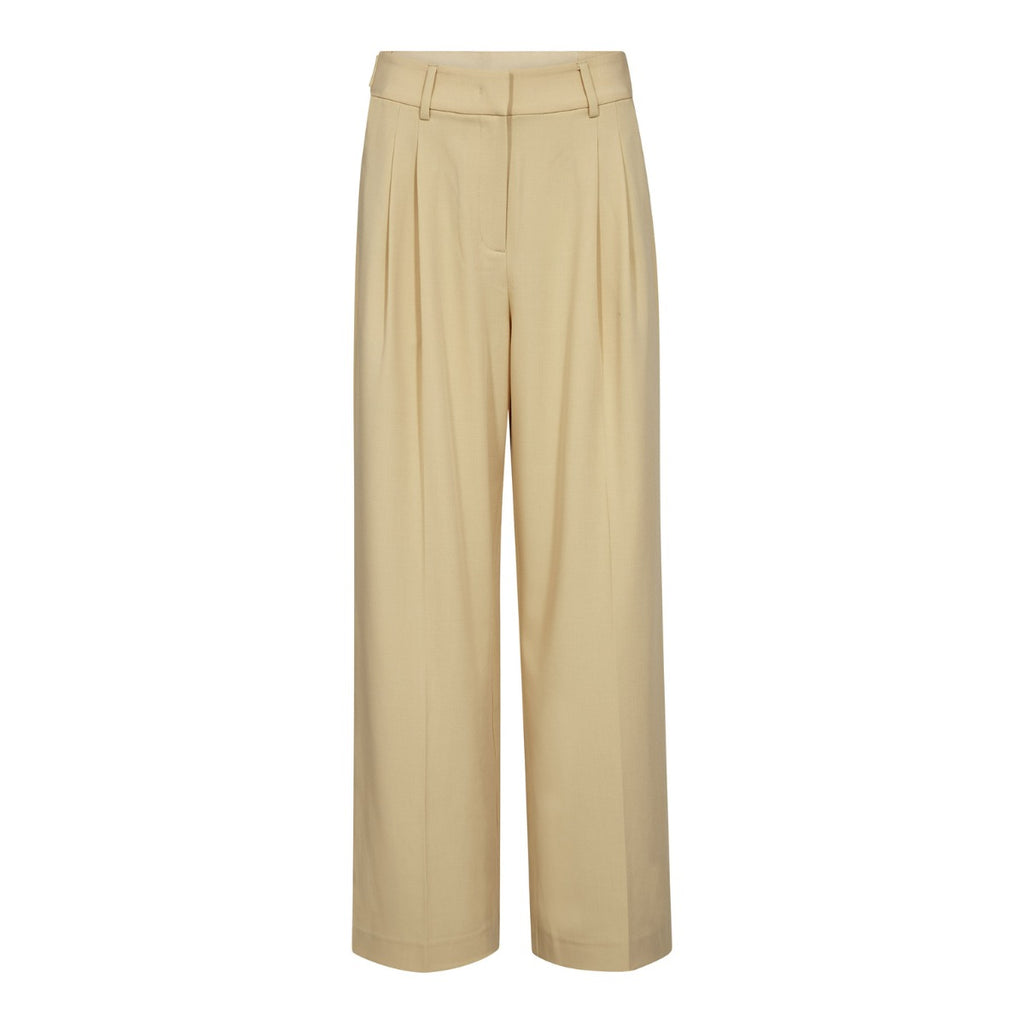 Nilan Pleat Pant Pale Yellow