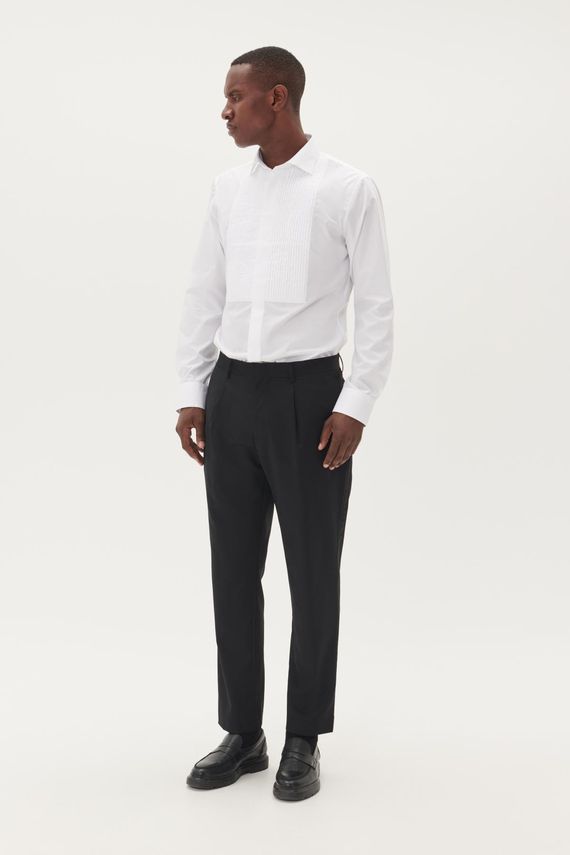 MAweller Tux Pleat Pant Black