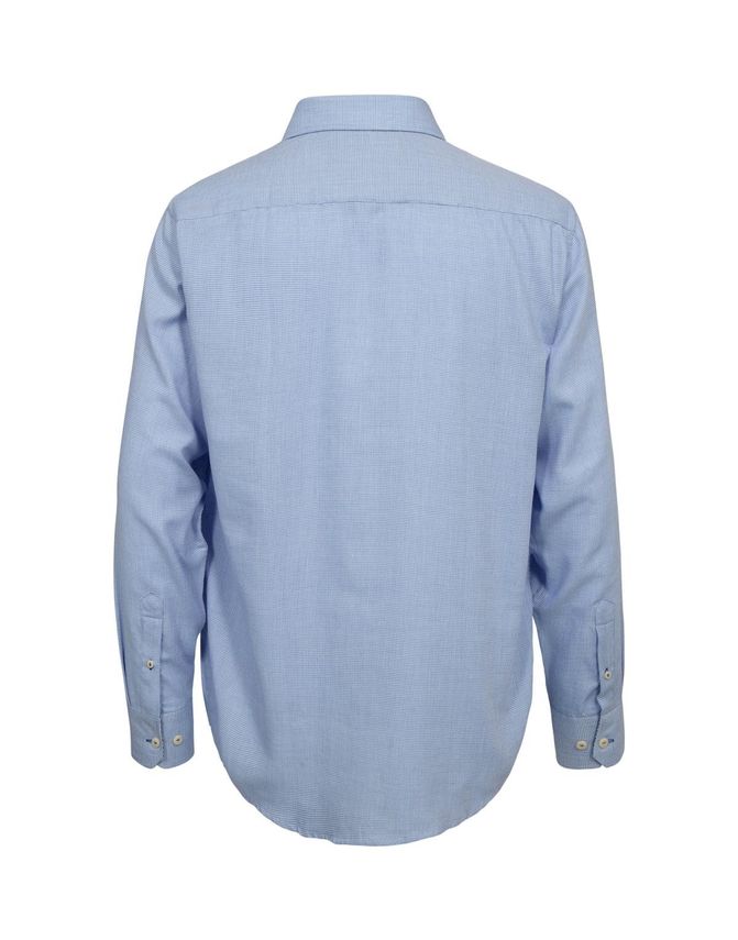 Mens L/S Shirt Regular Light Blue
