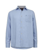 Mens L/S Shirt Regular Light Blue