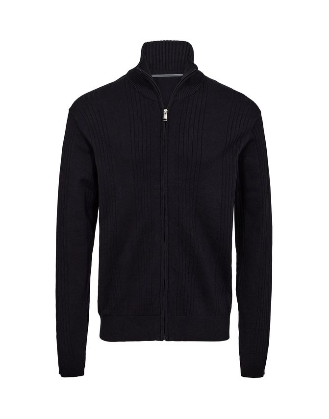 Stand up collar regular shirt fit Navy
