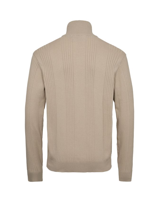 Stand up collar regular fit Sand