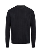 Cable O-Neck Knit Regular Fit Navy