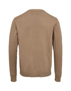 Cable O-Neck Knit Regular Fit Sand