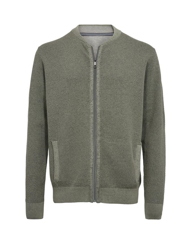 Thomas Regency Regular Fit Cardigan Green