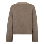 Theresa Turtleneck Rib Knit Sand