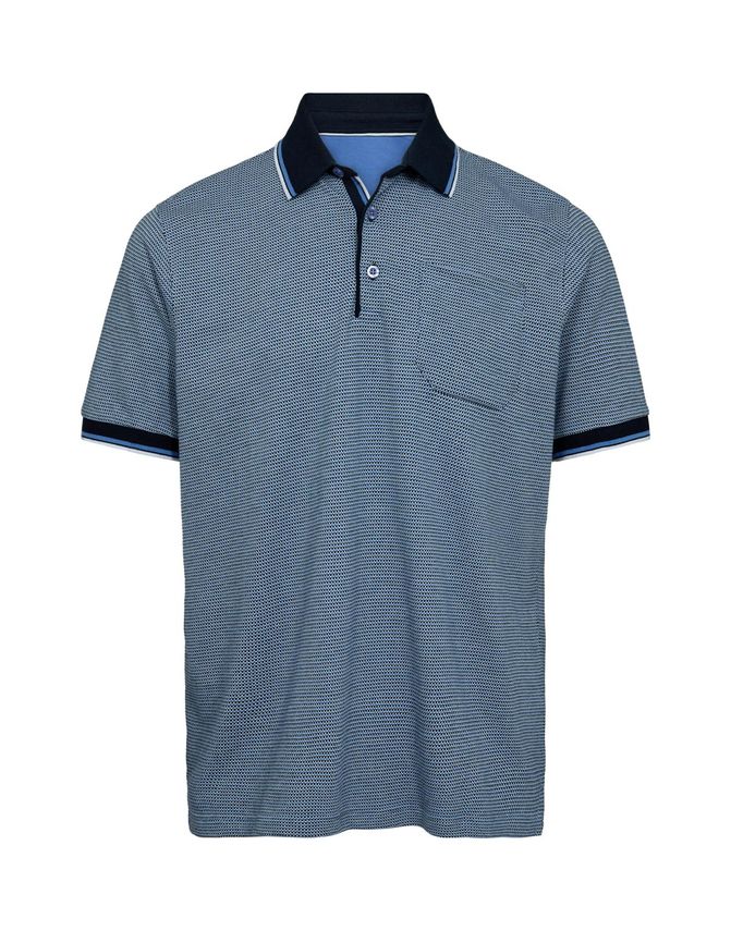 Mens Polo Regular Light Blue