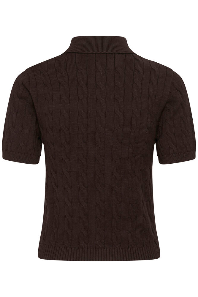 Gestuz Thilla Polo Pullover Móle Brown