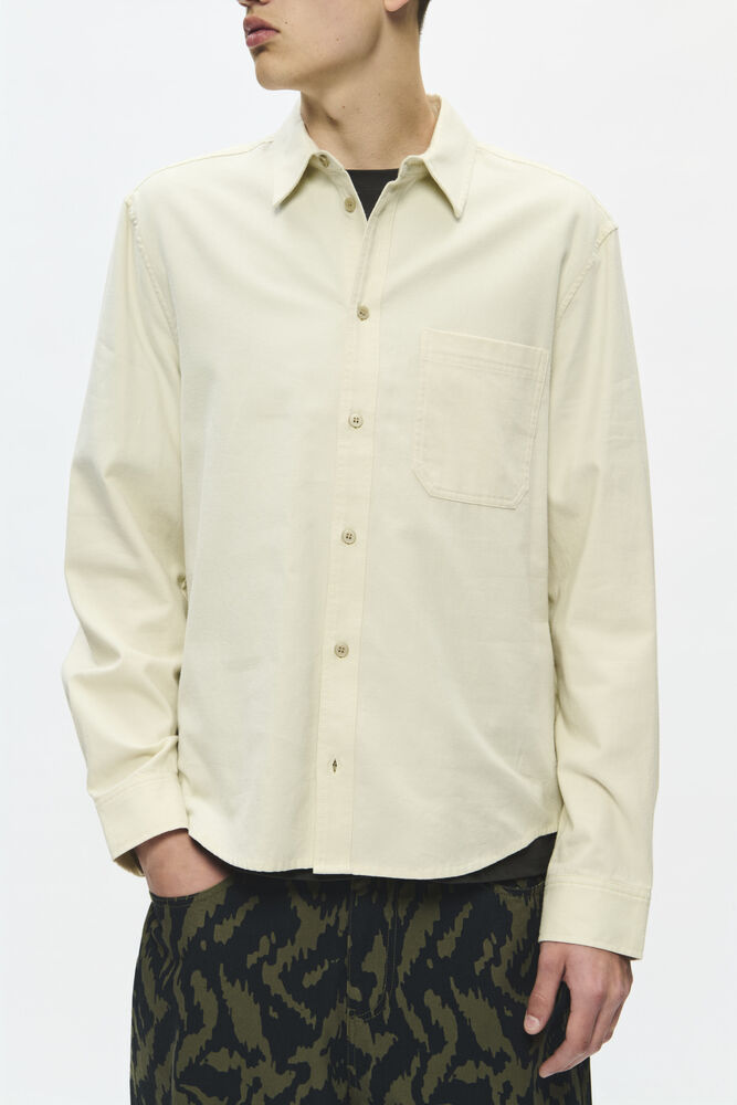 Wood Wood Adrian Shirt Silver Birch
