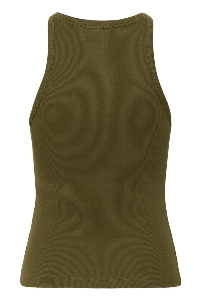 Drew Logo Tank Top Military Olive