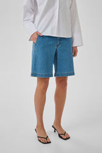 My Essentiel Wardrobe Lara 115 Long Shorts Medium Blue