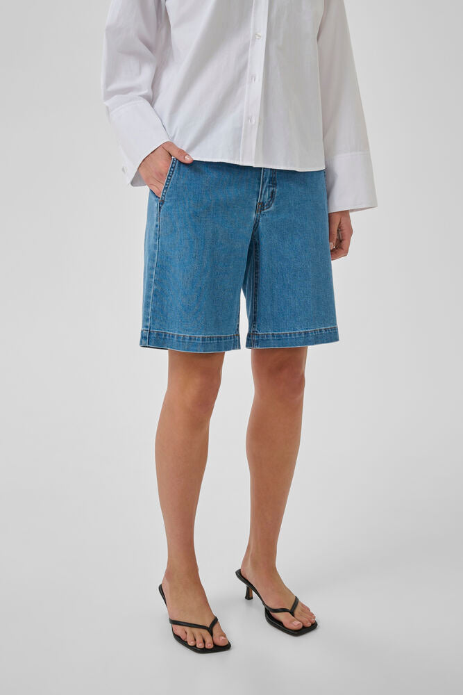 My Essentiel Wardrobe Lara 115 Long Shorts Medium Blue