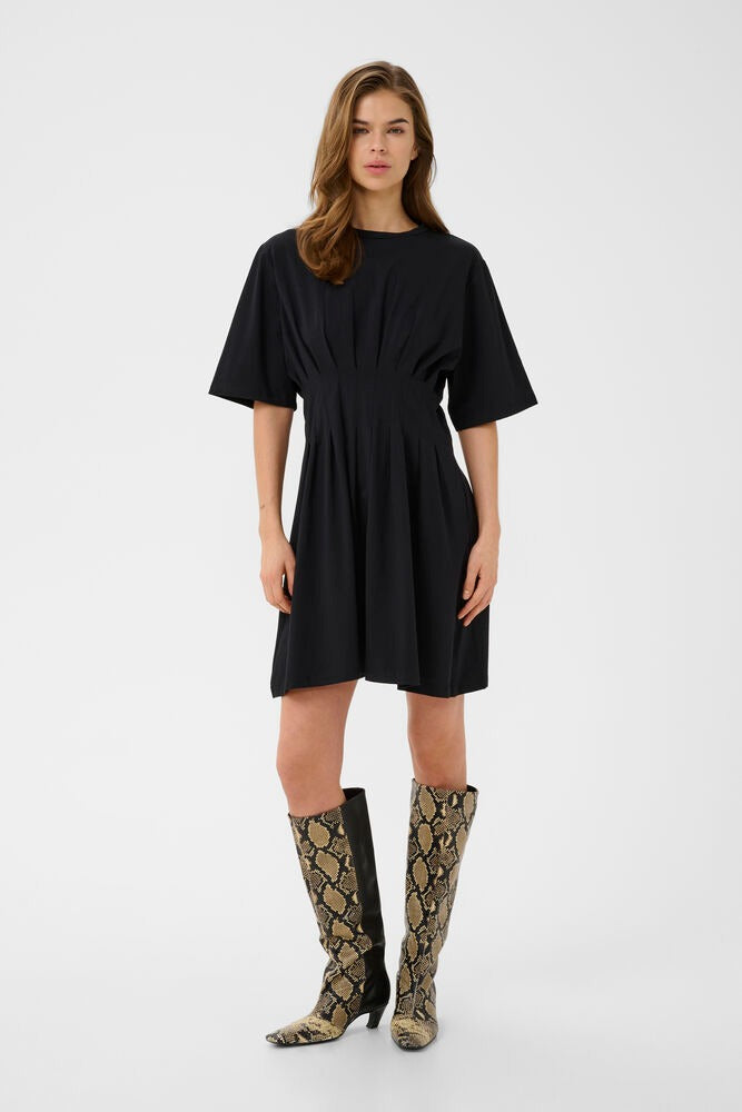 Inez Short Dress Black