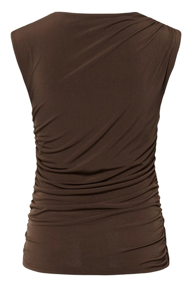 Saily Top Molé Brown