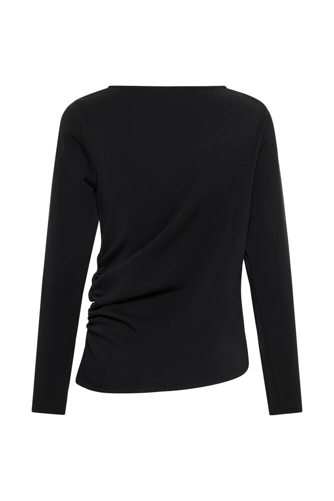 My Essentiel Wardrobe Helle Asymmetric Blouse Black