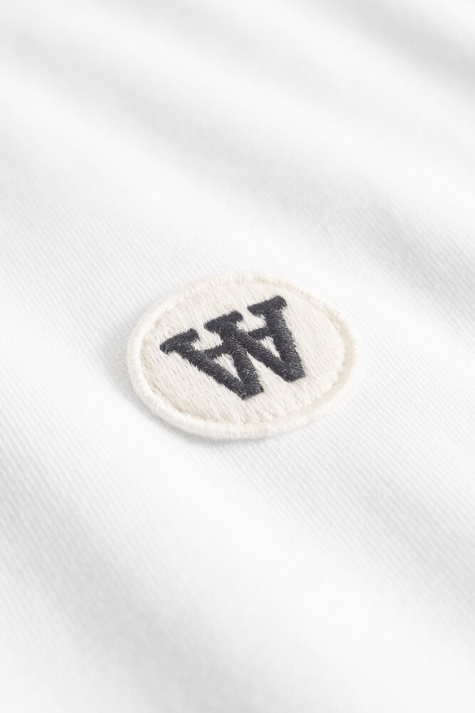 Wood Wood Ace LS T-shirt Bright White