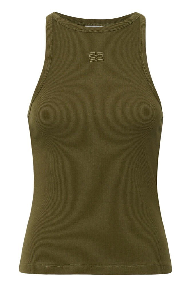 Drew Logo Tank Top Military Olive