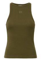 Drew Logo Tank Top Military Olive