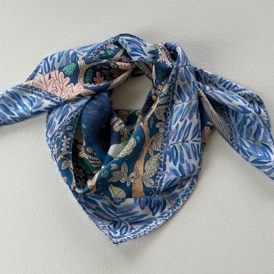 Scarves 2677 (0786) Blue