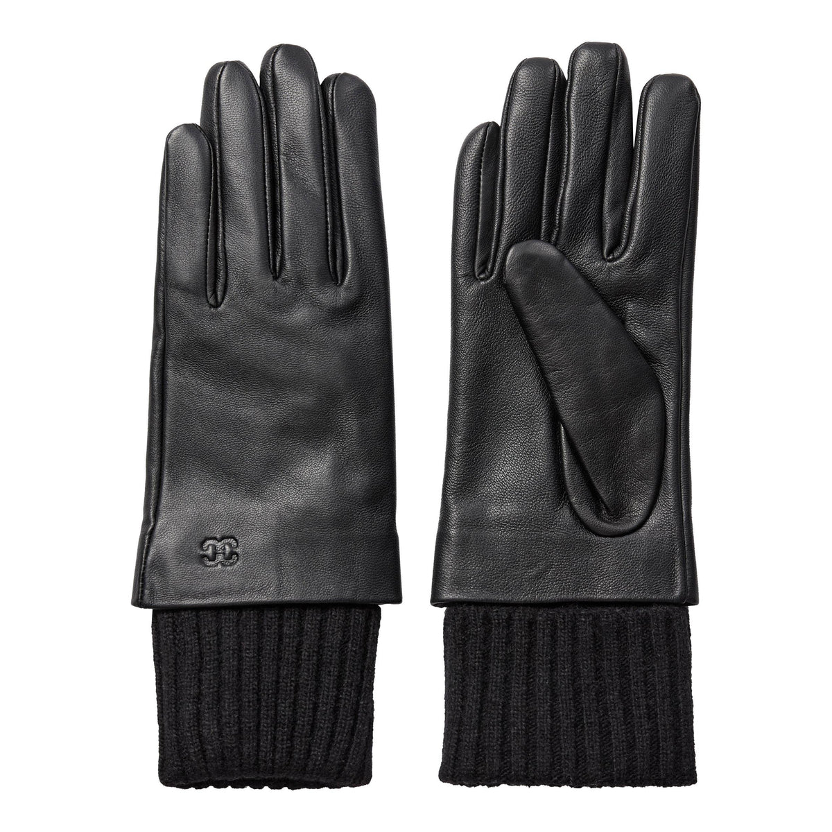 Co'Couture Edmund Leather Gloves Black