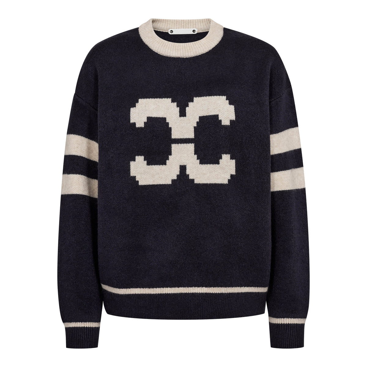 Co'Couture Row Coco Logo Knit Navy