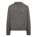 Co'Couture Roger LS Polo Knit Grey